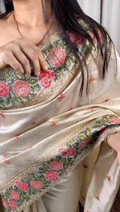 Chinon saree Saree Pattern, Perfect Definition, Latest Saree, South Indian Sarees, Music Festival Outfit, Wedding Saree Indian, Embroidery Saree, Saree Trends, Wedding Saree