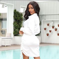 Brand New Fashion Nova White Dress, Dresses Fashion Nova, Fashion Nova Dress, Fashion Nova Dresses, Fashion Nova, Colorful Dresses, White Dress, Fashion Dresses, Women's Fashion