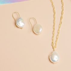 We’re picky about our pearls. Our collection of modern-feel pearl pieces takes your grandmother's favorites and incorporates them into the latest trends, interpreted from our NYC-gal perspective. These gem-quality pearls are freshwater cultured beauties, set in solid 10k gold that won't tarnish or flake. We may have expensive taste, but crazy mark-ups aren’t really our thing. So we balance the best quality and the best price — enough said. 10k Solid yellow gold White freshwater cultured baroque Minimalist Earrings With Timeless Design As Gift, Classic Everyday Pearl Drop Jewelry, Timeless Pearl Earrings As Gift, Pear-shaped 14k Gold Pearl Earrings, Elegant Everyday Pearl Pendant Earrings, Timeless Everyday Pearl Earrings, Elegant Everyday Pearl White Pearl Earrings, Elegant Everyday Pearl White Earrings, Classic Everyday Pearl Jewelry