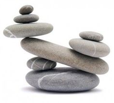 a stack of rocks sitting on top of each other