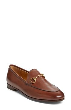 Gucci 'Jordaan' Loafer (Women) available at #Nordstrom Aka Shoes, Gucci Jordaan Loafer, Gucci Jordaan, Bit Loafers, Loafer Women, Fashion Sites, Summer Flats, Shoe Fits, Gucci Shoes