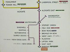 a subway map with all the stops on it