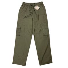 Happily Grey Cargo Pants Army Green Pull On Women's Size Med New Msrp $113 Green Ankle-length Utility Pants, Green Cargo Pocket Ankle-length Bottoms, Green Cargo Ankle-length Pants, Green Ankle-length Cargo Bottoms, Cargo Pants Army, Happily Grey, Grey Cargo Pants, Grey Pants, M Pants