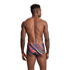 New! Mr. Turk South Beach Swim Trunk Ideal for your next vacation, this easy swim trunk features a colorful print, comfortable inner drawstring closure, and a fitted silhouette. A fierce new addition to your swim wardrobe, this men's swim short is ready for any adventure. Inner, adjustable drawstring Fitted Underseam: 3.75", Front rise: 8" Electric Reef Swim Print 83% Nylon, 17% Lycra Hand wash cold. Fabric from Portugal. Multicolor Fitted Swim Trunks For Pool, Casual Swim Trunks For Water Polo And Beach Season, Multicolor Swim Trunks For Poolside, Casual Swim Trunks For Water Polo, Fitted Multicolor Swim Trunks For Swimming, Sporty Multicolor Swim Trunks For Beach Season, Multicolor Beachwear Swim Trunks For Poolside, Summer Multicolor Swim Trunks For Water Sports, Summer Multicolor Bottoms For Water Sports