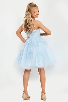 Kids Prom Dresses, Big Girl Dresses, Preteen Fashion, Plastic Dress, Modern Dress, Dress Cover, Designer Gowns, Modern Floral