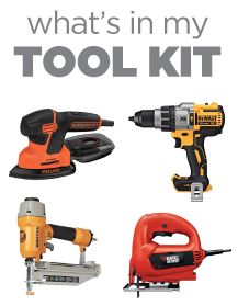 an image of tools that are in my tool kit for the homeownershiper