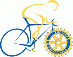 the logo for rotary international bike club