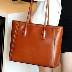 Free U.S. shipping. Style: Commuting , color:Brown, suite for season：Spring, Summer, Autumn, Winter ，Anniversary, Going out, Hanging out, Material Genuine Leather, Coffee Leather Shoulder Tote Bags Daily Handbags for Women Classic Brown Shoulder Bag For Shopping, Brown Large Capacity Shoulder Bag For Formal Occasions, Classic Orange Shoulder Bag For Office, Classic Orange Office Bag, Classic Brown Shopping Bag, Light Brown Soft Leather Tote Bag, High-end Brown Shoulder Bag With Large Capacity, Brown Leather Handled Tote Box Bag, Pre-owned Brown Leather Shoulder Bag For Daily Use