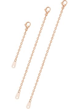 PRICES MAY VARY. JIACHARMED 3 PCS 2",4",6" Inch Durable Necklace Extender Set. Very delicate looking and a perfect look to extend your necklace. These Chain Extenders are always A Life Saver! ✦Layered Look✦– Surprised with these necklace extenders for women made in the perfect lengths to easily layer your necklaces. You can wear the necklace at different lengths depending on what kind of neckline you have on different clothes. ✦ Durable Extenders✦ -The necklace extender is crafted by 2 mm width Necklaces Choker, Necklace Extender, Jewelry Making Project, Great Gifts For Mom, Chain Extenders, Rose Gold Necklace, High Quality Jewelry, Lobster Claw, Womens Jewelry Necklace