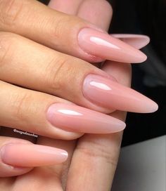 French Glass Nails, Korean Nail Designs, Slim Nails, Channel Ring, Korean Nail, Gel Toe Nails, Beauty Hacks Nails, Notification Bell, Pointed Nails