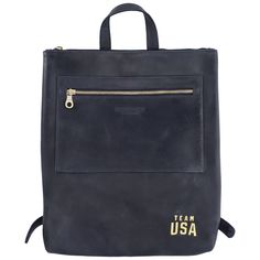 Parker Clay's luxe leather backpack is ready for your next adventure with Team USA flair. If you need a bag for everyday use, the sleek and chic Miramar pulls double duty for a stylish and super-durable leather backpack you can wear over your shoulder to the office, gym or shopping. Adjust the shoulder straps for style and comfort, or hook the handle over your arm to carry as a tote. Front zippered pocket Top carry strap Storage bag included Material: 100% Leather Imported Main compartment with Leather Backpack For On-the-go, On-the-go Leather Backpack, Functional Leather Backpack For Travel, Leather-lined Backpack For Commuting, Leather Commuting Backpack With Leather Backing, Leather Backpack With Leather Lining For Commuting, Versatile Soft Leather Travel Backpack, Leather Backpack For Commuting, Functional Satchel Leather Backpack For Travel