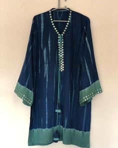 Tie Dye Kurti, Tie And Dye Dress, Tie N Dye, Dress Designing Ideas, Black Abaya Designs, Casual Bridal Dress, Frocks Design, Dress Designing, Embroidery Fashion Detail