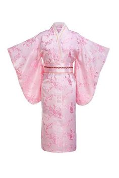 Kimono Drag Hakodate - The Drag Queen Closet Luxury Pink Kimono For Wedding, Plus Size Furisode, Capheny Kimono, Kimonos Traditional, Yukata Women, Outfit Ideas For Church, Flower Kimono, Hakodate, Casual Attire For Women