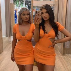 Season: Spring,Summer,Autumn,WinterSize:S,M,L Color:Orange,BlackStyle:Daily,Party,BeachDress Length:ShortOccasion: Daily,Party,BeachFabric:PolyesterPackage Contents: 1* Dress, without Accessorie Home Dress Women, Cut Out Mini Dress, Backless Bodycon Dresses, Mesh Bodycon Dress, Short Sleeve Bodycon Dress, Orange Shorts, Knit Mini Dress, Party Dresses For Women, Beach Dresses