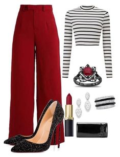 Chique Outfits, Outfit Trends, Effy Jewelry, Red Pants, Looks Chic, Professional Outfits, Mode Vintage, Work Attire, Outfit Casual