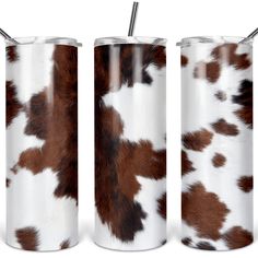 Hair on Hide Cow Print Sublimation Tumbler Straight Skinny - Designodeal Cow Print Sublimation, Bee Glasses, Crystal Martini Glasses, Celestial Crystal, Dessert Glasses, Little Miss Sunshine, Wine Set, Stainless Steel Straws, Cow Hide