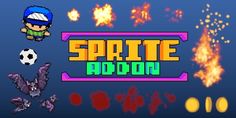 an image of the title screen for spriter's apooh, which is