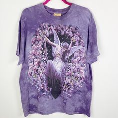 Grunge Fairy Core Outfits, Fairy Core Outfits, T Shirt Aesthetic, Fairy Clothes, Mountain Tshirt, Fairy Grunge, Dream Clothes, Grunge Outfits, Oversized Tshirt