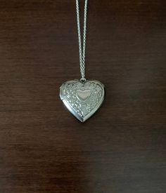 vintage heart locket, heart locket, heart necklace, vintage locket, love locket, silver locket, gifts for mom, gift for her, gifts for women, gift for sister, gift for grandma, heart gifts, silver necklace, necklace ★ Total Chain Length: 18 inches ★ Pendant Size: 1 inch ★ Want to see more? Please click on: kmsupplies.etsy.com 16 Pendant Necklace Outfit, Locket Heart Necklace, Heart Necklace Vintage, Vintage Heart Locket, Love Locket, Compass Necklace Silver, Compass Jewelry, Silver Locket Necklace, Vintage Locket