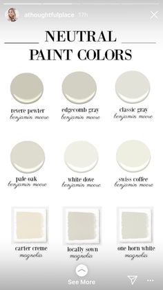 the neutral paint colors on this website