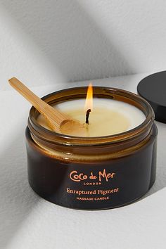 Dissolve into delight with this fresh, aromatic massage candle, infused with fig and orange blossom to stimulate the senses. This candle is perfect for using alone or with your lover. * 200g * Spoon included * Best for all skin types * Fig & orange blossom * Vegan, paraben-free, & glycerin-free * Can be used alone or with your partner **How To Use:** Light and allow to melt as the sensual scent fills the air. Use the serving spoon to drizzle the warm oil over you or your lover to leave the skin Candle Discovery Set, Massage Candles, Massage Candle, Serving Spoon, Serving Spoons, Massage Oil, Paraben Free, Orange Blossom, All Skin Types