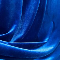 the blue fabric is very soft and shiny