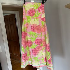 Lilly Pulitzer Strapless Sundress Brand New With Tags But Vintage White Label. Beautiful Pink Green And Pale Yellow! Perfect For Vacation Or Spring And Summer! Size 10. Has Tie Detail For Back Of Dress And Cane Supports On Side Of Dress Beautiful Green Lining And Ribbon Trim Detail On Front!! Style Called Sabrina In Bermuda Pink And Tropical Punch Pattern. Must Have Addition To Lilly Wardrobe! Summer Beach Pink Strapless Dress, Pink Strapless Dress For Beach Summer, Pink Strapless Summer Sundress, Pink Strapless Sundress For Beach Season, Pink Strapless Dress For Summer Vacation, Strapless Pink Sundress For Beach Season, Strapless Pink Maxi Summer Dress, Pink Strapless Sundress For Spring, Fitted Pink Strapless Dress For Vacation