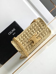 Bags Arena - Chanel Bags - 041 A+ Excellent Quality; Contact us if you've any questions in your mind. Celine Store, Summer Lipstick, Woven Chain, Lv Bags, Raffia Bag, Chic Bags, Celine Bags, Celine Bag, Chanel Bags