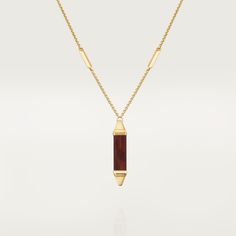 Cartier - Les Berlingots de Cartier necklace - Necklace Woman Gold/Gold - Les Berlingots de Cartier necklace, large model, 18K yellow gold (750/1000), snakewood. Adjustable chain: 53-57 cm. Please note that the carat weight, number of stones and product dimensions will vary based on the size of the creation you order. For detailed information please contact us. Necklace Woman, Cartier Earrings, Cartier Necklace, Cartier Bracelet, Necklace Necklace, Cartier Ring, Mens Fragrance, Women Fragrance, High Jewelry