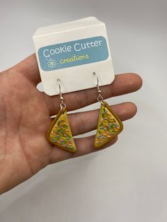 🤍 Handmade polymer clay earrings  🤍 All earrings made using sterling silver, gold plated, stainless steel, or platinum plated findings  🤍 Each earring is individually handcrafted so may vary slightly in style/size/colour etc.  CARE 🤍 The materials used are high quality and long lasting however all earrings should be handled with care.  🤍 Polymer clay is durable and slightly flexible but can break if handled roughly.  🤍 To maintain best condition it is recommend to remove them before swimmi Playful Handmade Polymer Clay Jewelry, Artsy Nickel-free Polymer Clay Earrings, Gold Whimsical Polymer Clay Earrings, Whimsical Gold Polymer Clay Earrings, Playful Polymer Clay Jewelry, Nickel Free, Playful Nickel-free Polymer Clay Jewelry, Playful Hand Painted Dangle Jewelry, Hand Painted Yellow Polymer Clay Jewelry, Playful Polymer Clay Dangle Jewelry