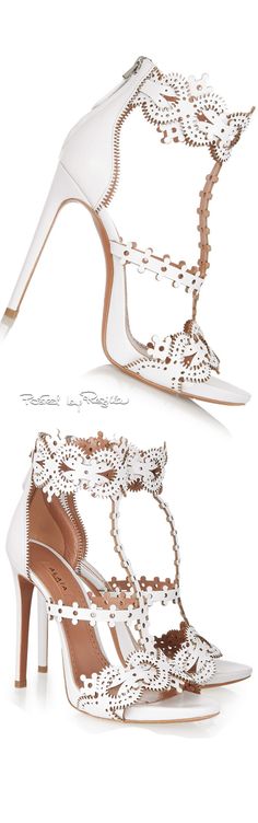 Regilla ⚜ Alaïa - I don't normally wear white shoes, but yes!!