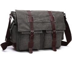 PRICES MAY VARY. canvas Leather Messenger Bag For Women, Work Travel Bag, Buy Bags, Mens Travel Bag, Korean Fashion Casual, Canvas Messenger Bag, Cross Bag, Messenger Bag Men, Business Bag