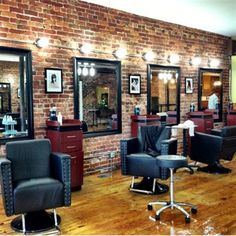 the salon is clean and ready to be used for hairdresser's customers