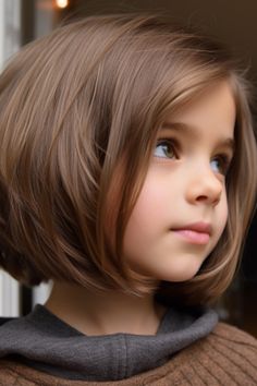 If you’re after a style, consider the angular bob with razor edges. Its sharp angles and razor-edged finish, make it a cool pixie bob option that’s perfect for girls looking to stand out from the crowd. Click here to check out more adorable short hairstyles for little girls.