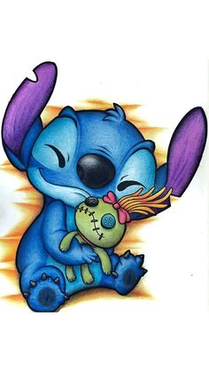 an image of stitch on the app for people to see and share their favorite pictures