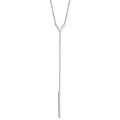 Elevate your style with our Dangle Initial V Silver Necklace. This chic accessory features a long dangle design, making it perfect for adding a personalized touch to your ensemble. • Finish: 925k Sterling Silver • It's dainty and can be worn every day • A special piece you'll treasure • High-quality materials and attention to detail • Our jewelry is designed With 🖤️ In NY Initial V, Necklace For Neckline, V Necklace, Silver Cleaner, Necklace Long, Silver Gifts, Chic Accessories, Initial Necklace, Stylish Accessories