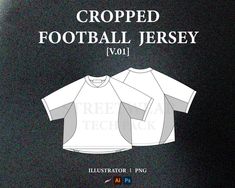 Mockup jersey Cropped Football Jersey, Football Court, Graphic Design Clothing, Football Streetwear, Football Vector, Drawing Illustrator, Flat Drawings, Football Illustration