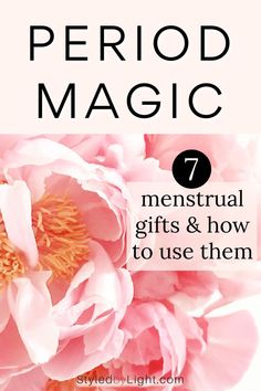 A pink flower opening representing the sacred feminine and period magic. Period Blood, Woman Health, Witch Tips, Cycle Syncing, Moon Journal, Divine Feminine Spirituality, Health Podcast, Menstrual Health