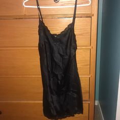 Never Worn Black Chemise. Victoria’s Secret Size Medium. New Without Tags. Perfect Condition. Please Put This Beauty To Good Use, It’s Weeping With Boredom And Neglect In My Drawer. Black Sleep Top With Built-in Bra, Black Spaghetti Strap Top For Sleep, Black Spaghetti Strap Tops For Daywear, Black Tops With Built-in Bra For Daywear, Black Fitted Camisole For Daywear, Black Sheer Tops For Night, Fitted Black Camisole For Daywear, Black Summer Chemise For Sleep, Black Sheer Camisole For Night