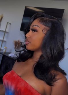 Hair Black Women, Voluminous Curls, Voluminous Hair, Blowout Hair, Half Up Half Down Hair, Women Formals, Glam Girl, Hair Black