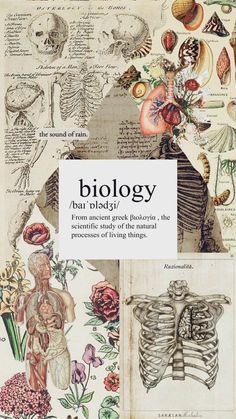 an image of the cover of a book with different medical images and words on it