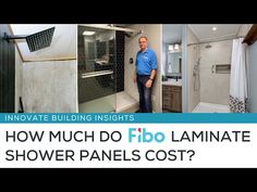 how much do fib laminate shower panels cost? - youtube video thumbnail