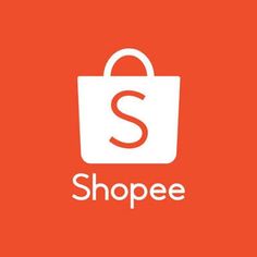 a shopping bag with the word shopee on it's front and bottom corner