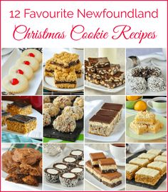 twelve christmas cookie recipes with the title 12 favorite newfoundland christmas cookie recipes