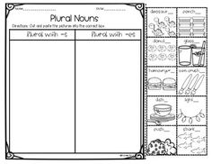 a printable worksheet with pictures of food and drinks