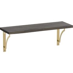 a wooden table with metal legs and a wood top on an isolated white background for use as a coffee table