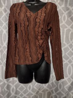 Casual Long Sleeve Lace Top, Casual Long Sleeve Lace Blouse, Trendy Long Sleeve Lace Top, Trendy Long Sleeve Lace Top Blouse, Casual Long Sleeve Stretch Lace Top, Fall Lace Tops, Stretch Casual Long Sleeve Lace Top, Trendy Lace Top Blouse For Fall, Trendy Fall Blouse With Lace Top