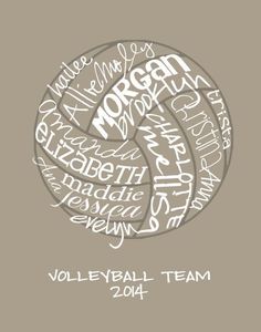 the volleyball team's names are written in many different languages, including letters and numbers