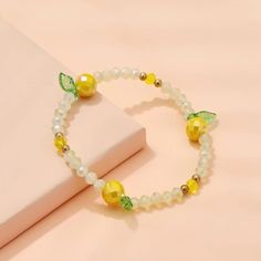 This Unique Piece Is A Wonderful Addition To Your Wardrobe And Your Style; Sure To Get Lots Of Compliments! Gshmh60060001p9 Casual Yellow Jewelry With Colorful Beads, Yellow Beaded Bracelet For Party, Adjustable Yellow Beaded Bracelet For Parties, Yellow Casual Bracelet Jewelry, Casual Yellow Bracelet Jewelry, Bohemian Yellow Bracelets With Faceted Beads, Yellow Bohemian Beaded Bracelets For Spring, Party Bracelets With Colorful Beads In Yellow, Yellow Faceted Beads Jewelry For Beach