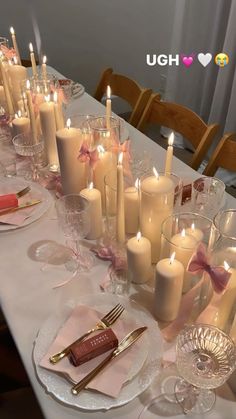 dinner party, party table, candle centerpiece Diner Party, Table Candle, Candle Centerpiece, Sweet 16 Birthday Party, Birthday Party Tables